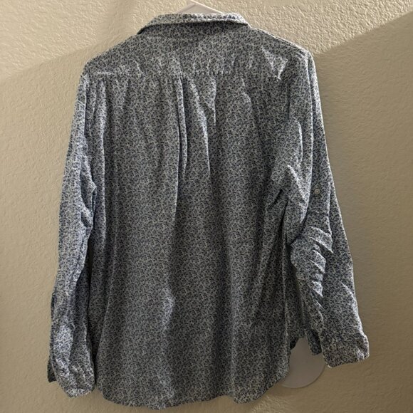 GAP Women top floral shirt size M - Picture 3 of 4